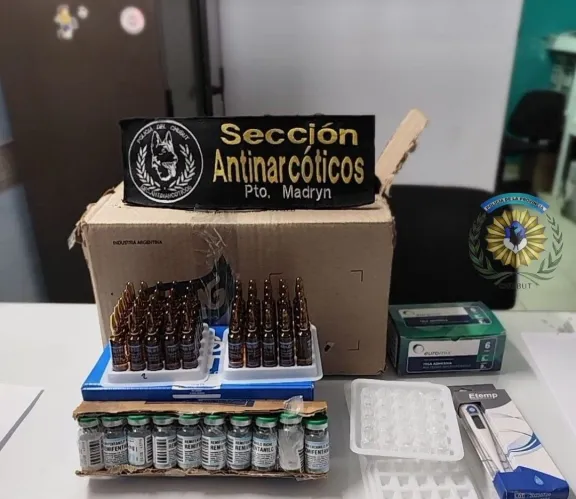 Secuestran cargamento de fentanilo en la terminal de Puerto Madryn