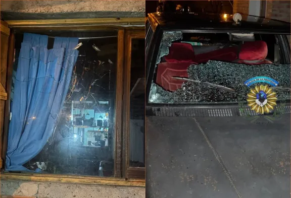 Tres detenidos por ataques con piedras a una vivienda y un vehículo