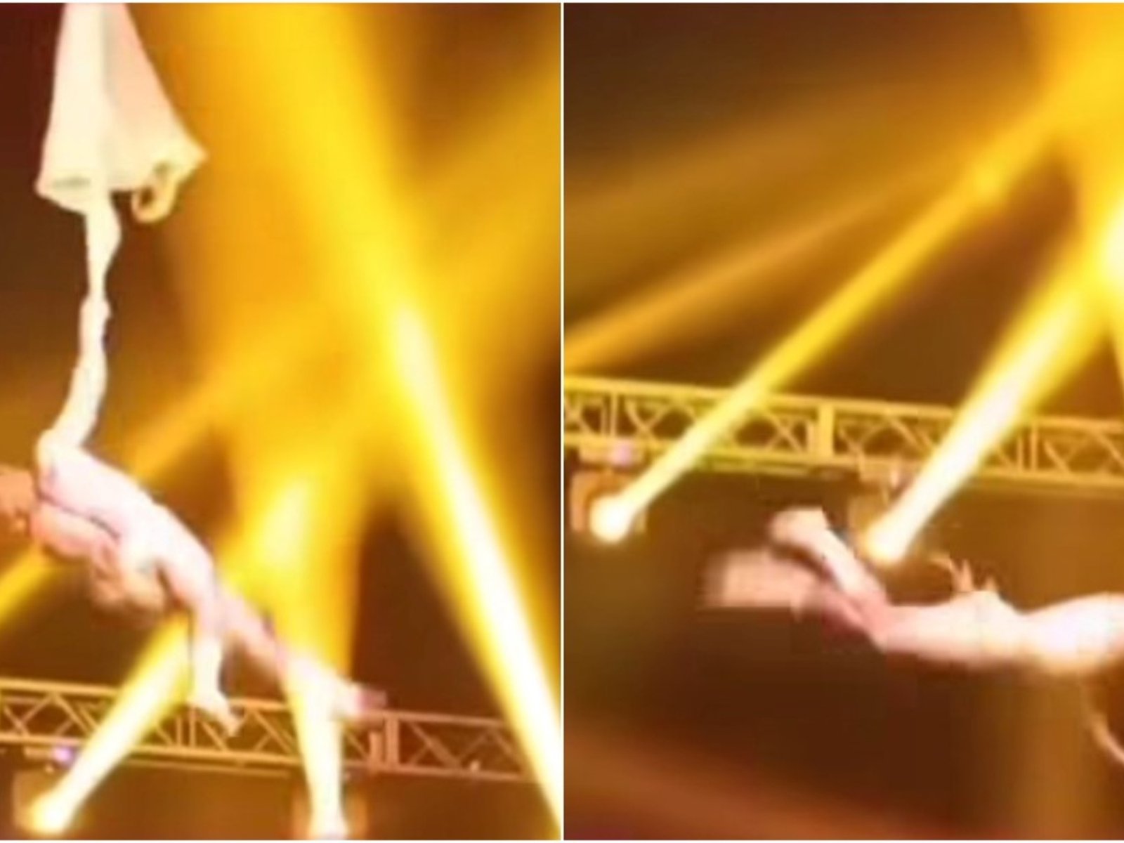 Un acróbata sufrió una grave caída durante una función en un circo de San Luis