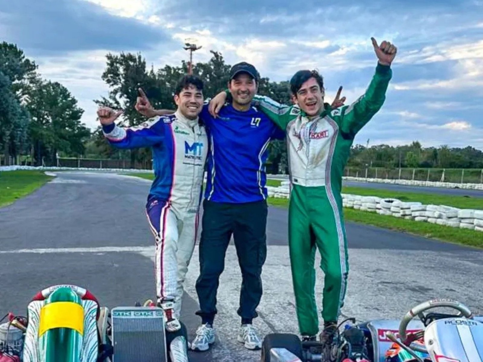 Video: Colapinto corrió su primera carrerita en su regreso a Argentina :: Olé