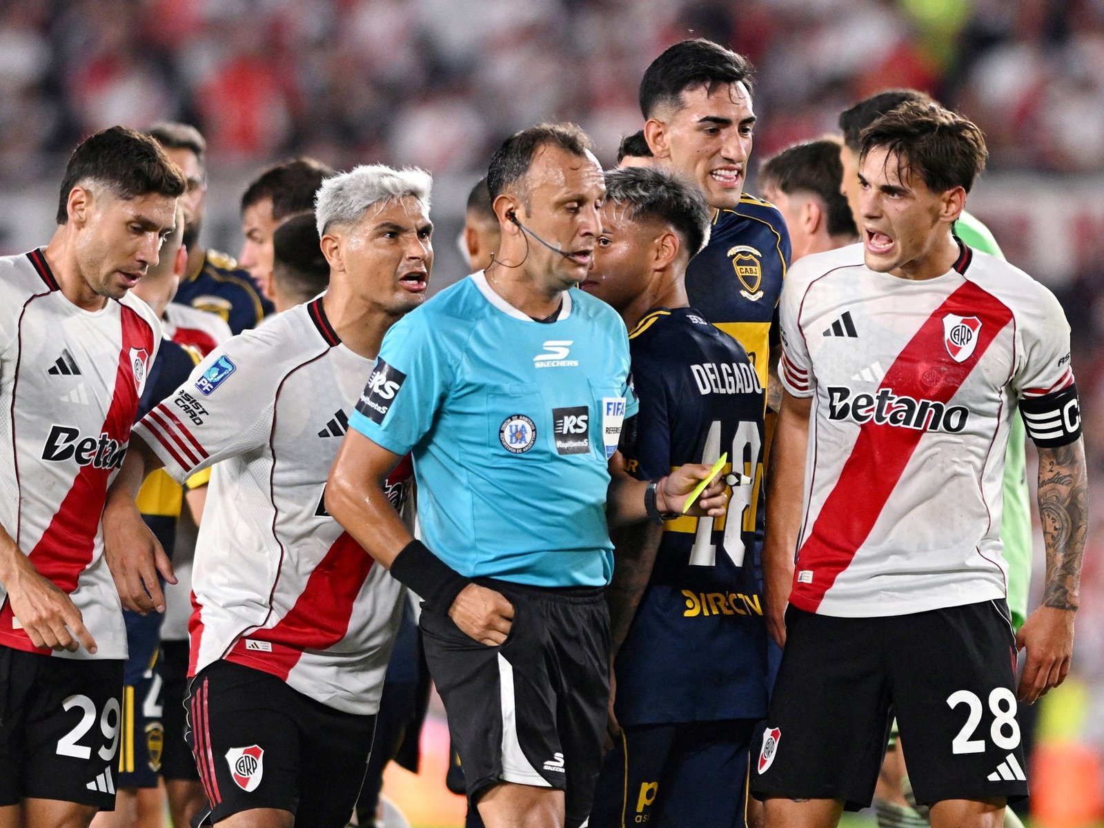 del historial de Paletta a una guardia alta generalizada