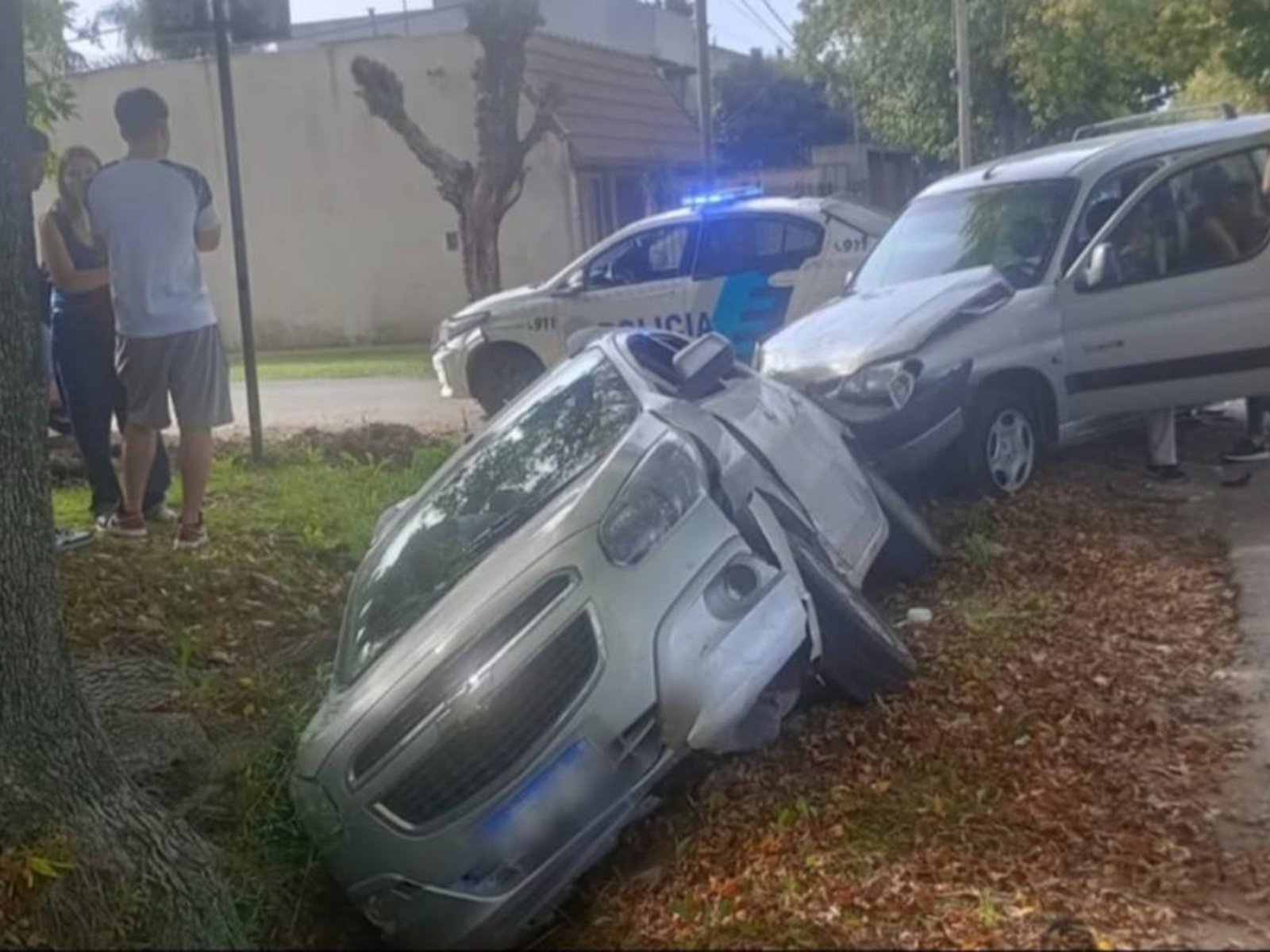 dijo que él estaba al volante