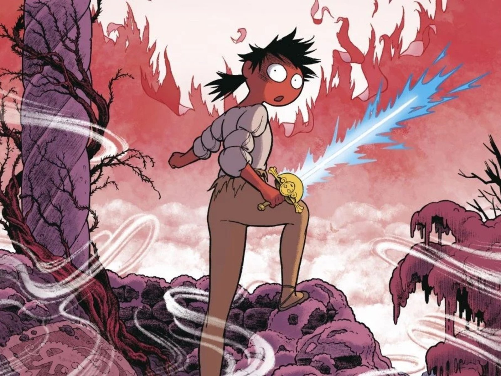 el cómic que reinventa al Rey Arturo con una heroína feminista