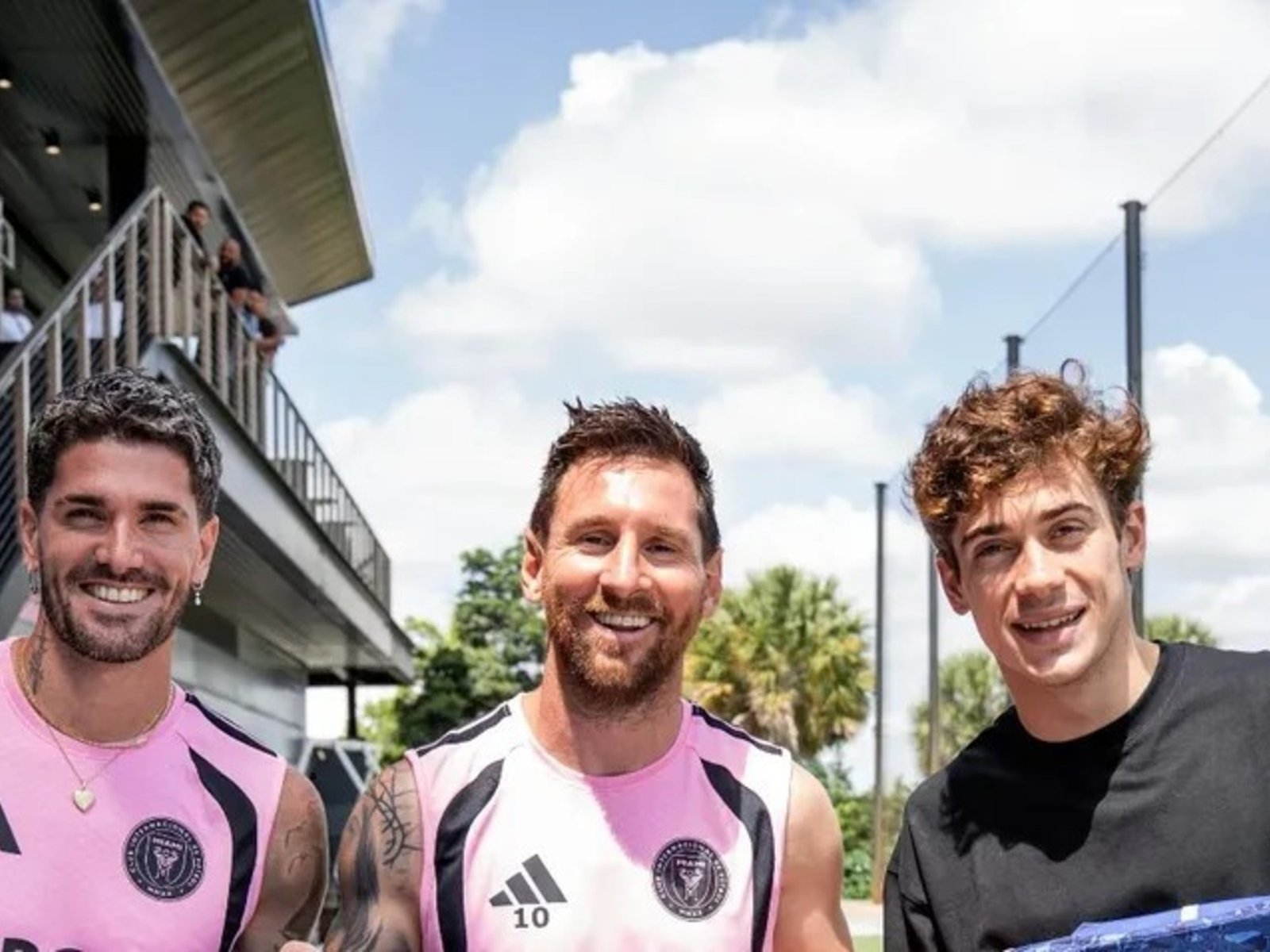 la foto de GOAT's con Lionel Messi en Miami en la previa del Gran Premio de la Fórmula 1