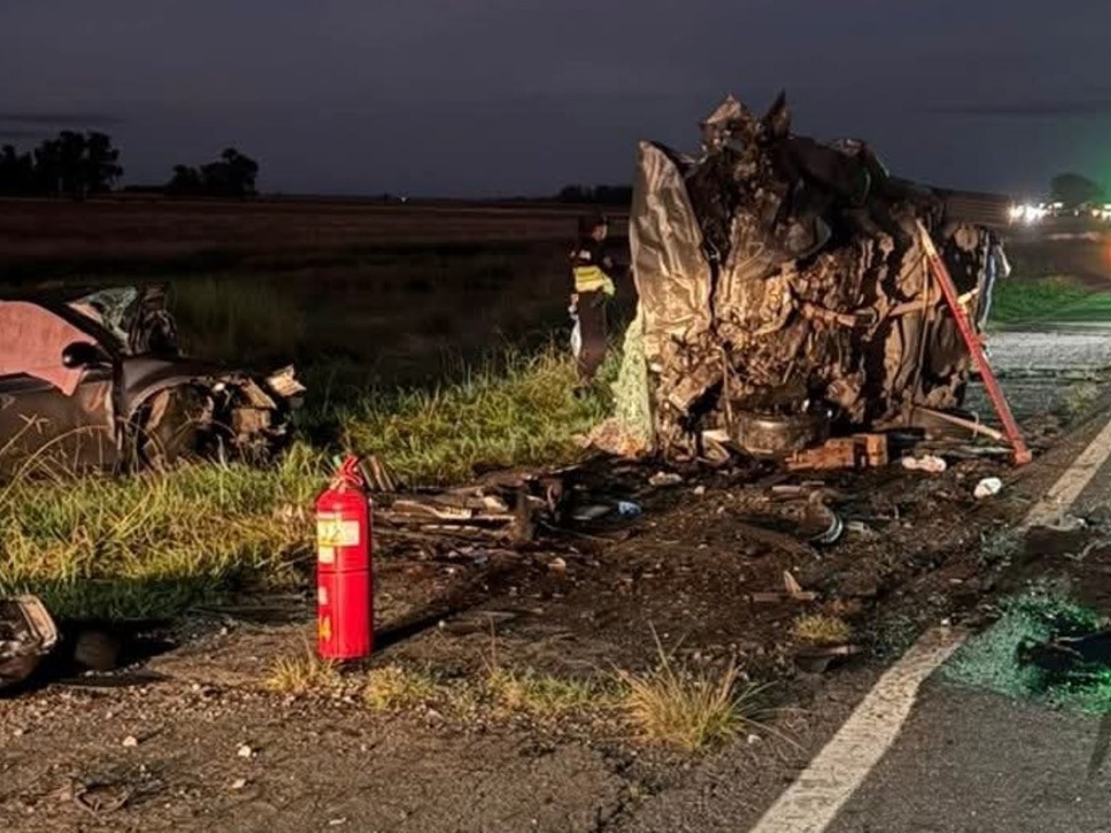 murió otra mujer y son 5 las víctimas por un choque frontal