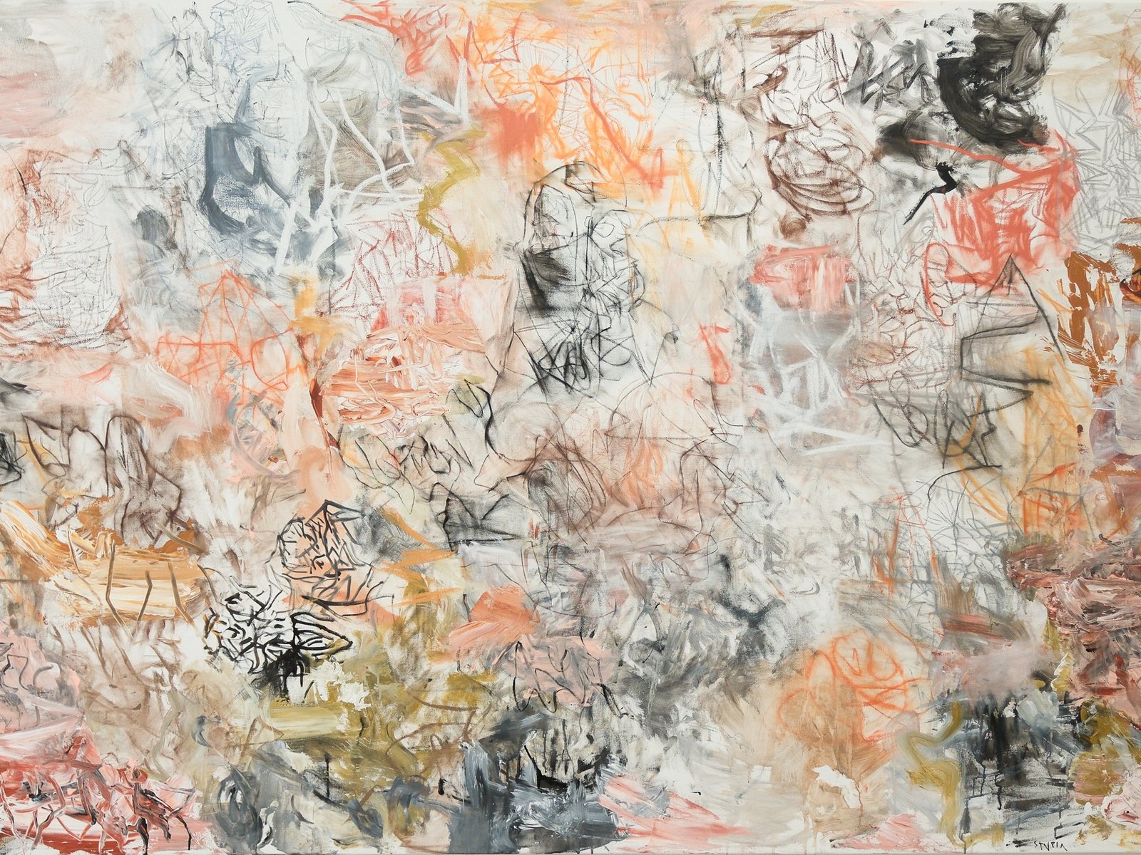 pinturas y collages de Eduardo Stupía