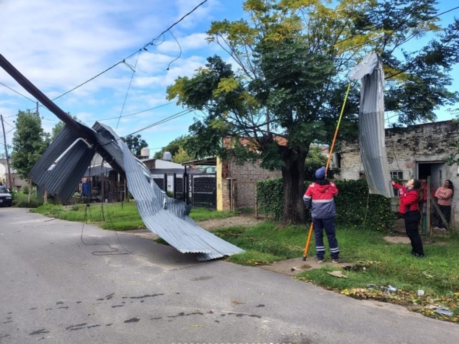 todo lo que dejó el temporal