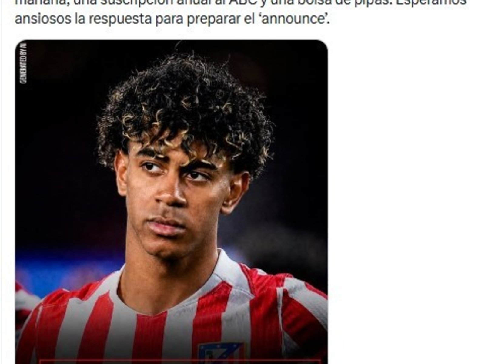 Atlético de Madrid le respondió al Barcelona con entradas para Bad Bunny y una bolsa de pipas por sus estrellas