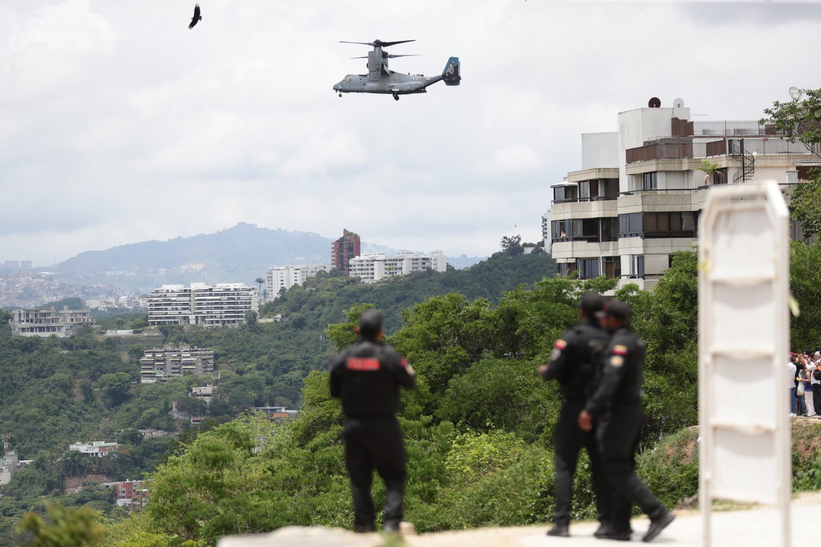 Estados Unidos concreta un simulacro militar de evacuación en Caracas