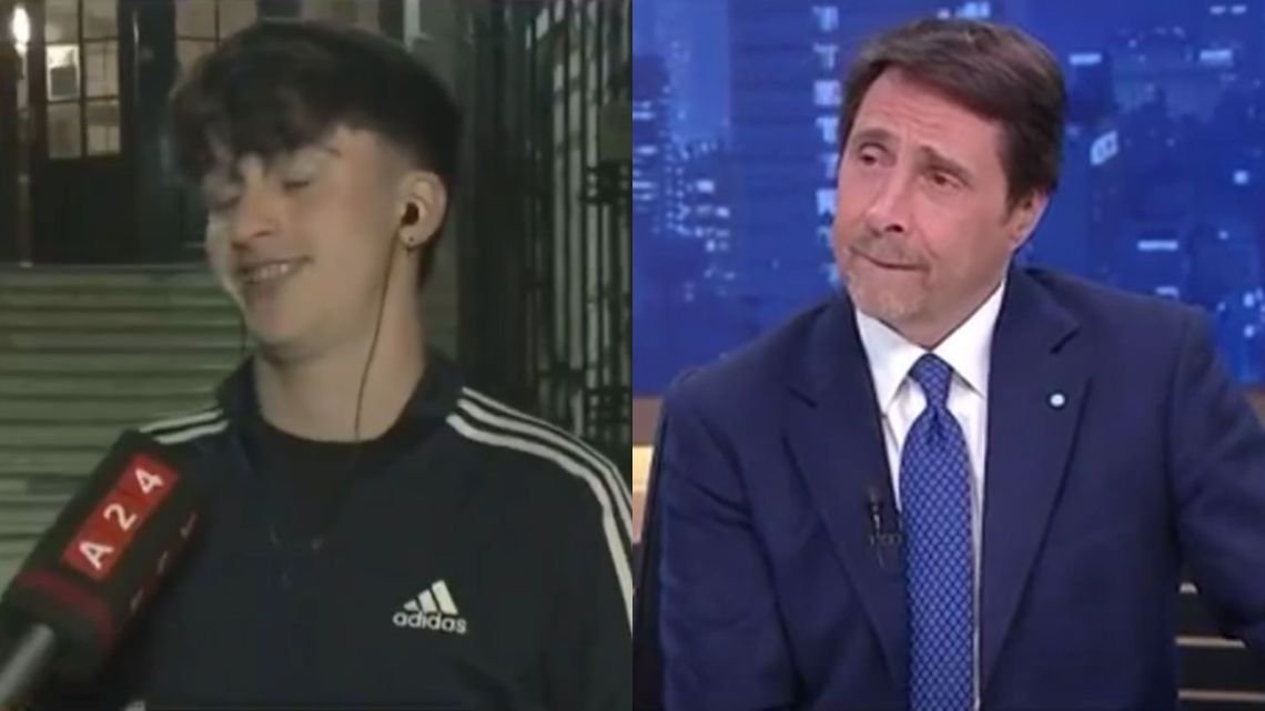 Francisco Pitrola descolocó a Eduardo Feinmann: "Si querés, hablamos de mi abuelo"