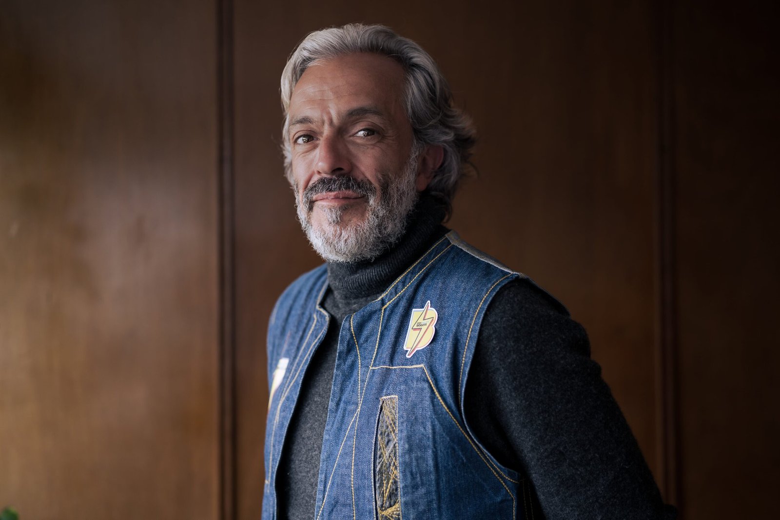 Juan Daniel Oviedo, en su sede de campaña, en Bogotá, el 22 de mayo.