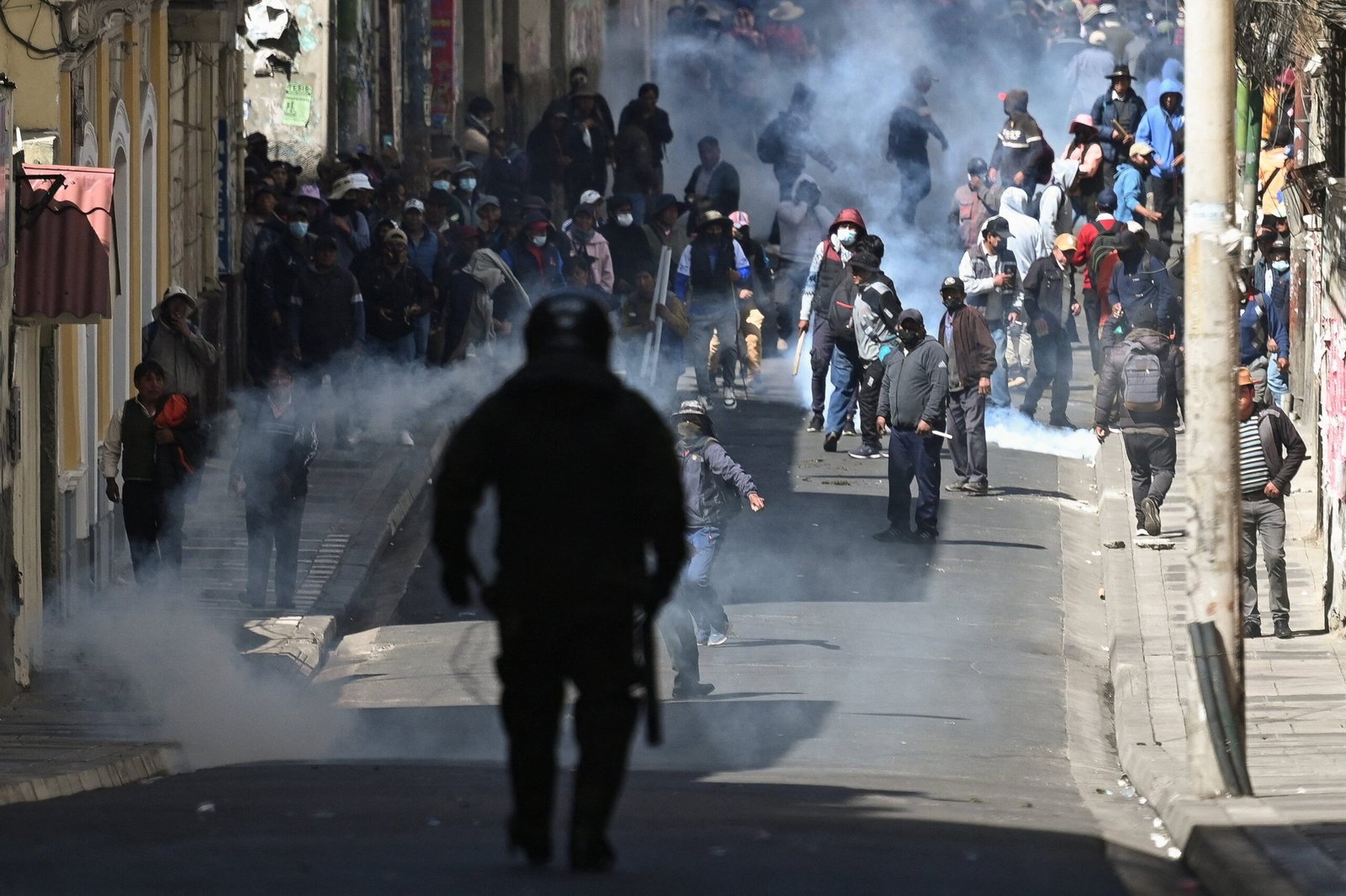 La Paz se calienta por las protestas de mineros y campesinos azuzados por Evo Morales