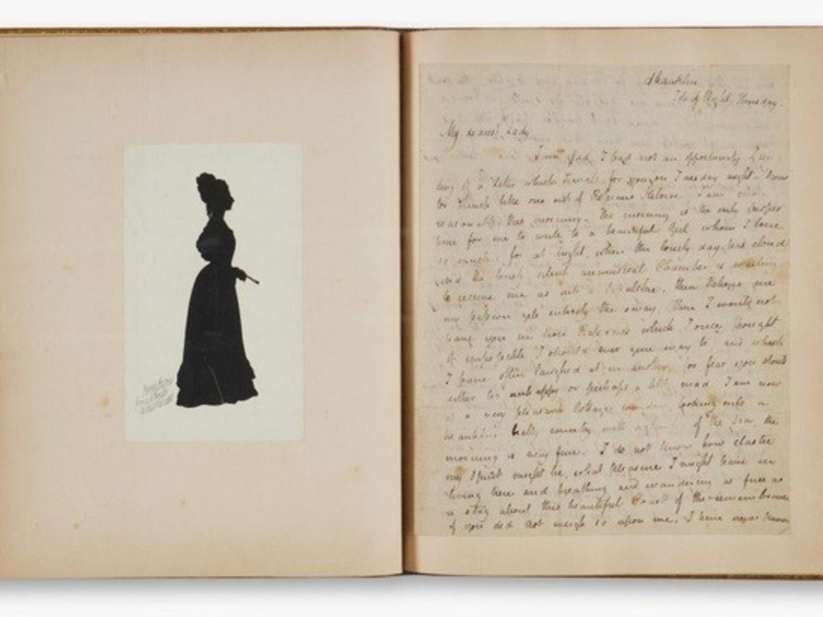 Las cartas de amor de John Keats a Fanny Brawne salen a subasta en Nueva York