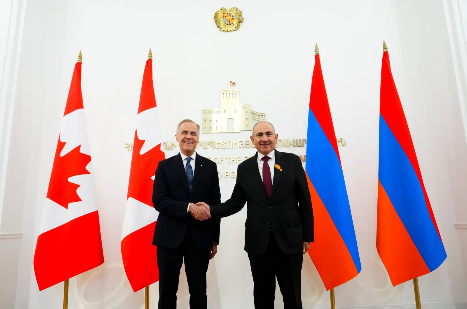 Los líderes europeos y Canadá respaldan en Ereván el acercamiento de Armenia a Occidente