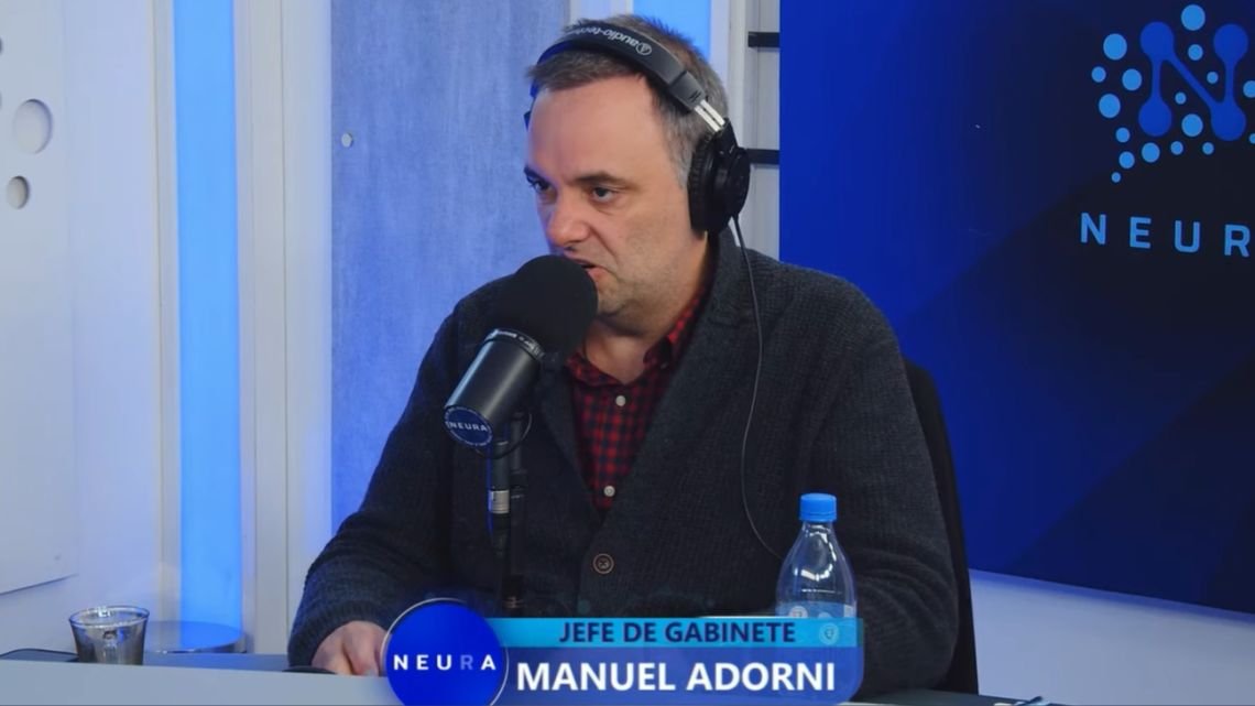 Manuel Adorni mano a mano con Alejandro Fantino, cercado por el escándalo: "No me arrepiento de mis decisiones"