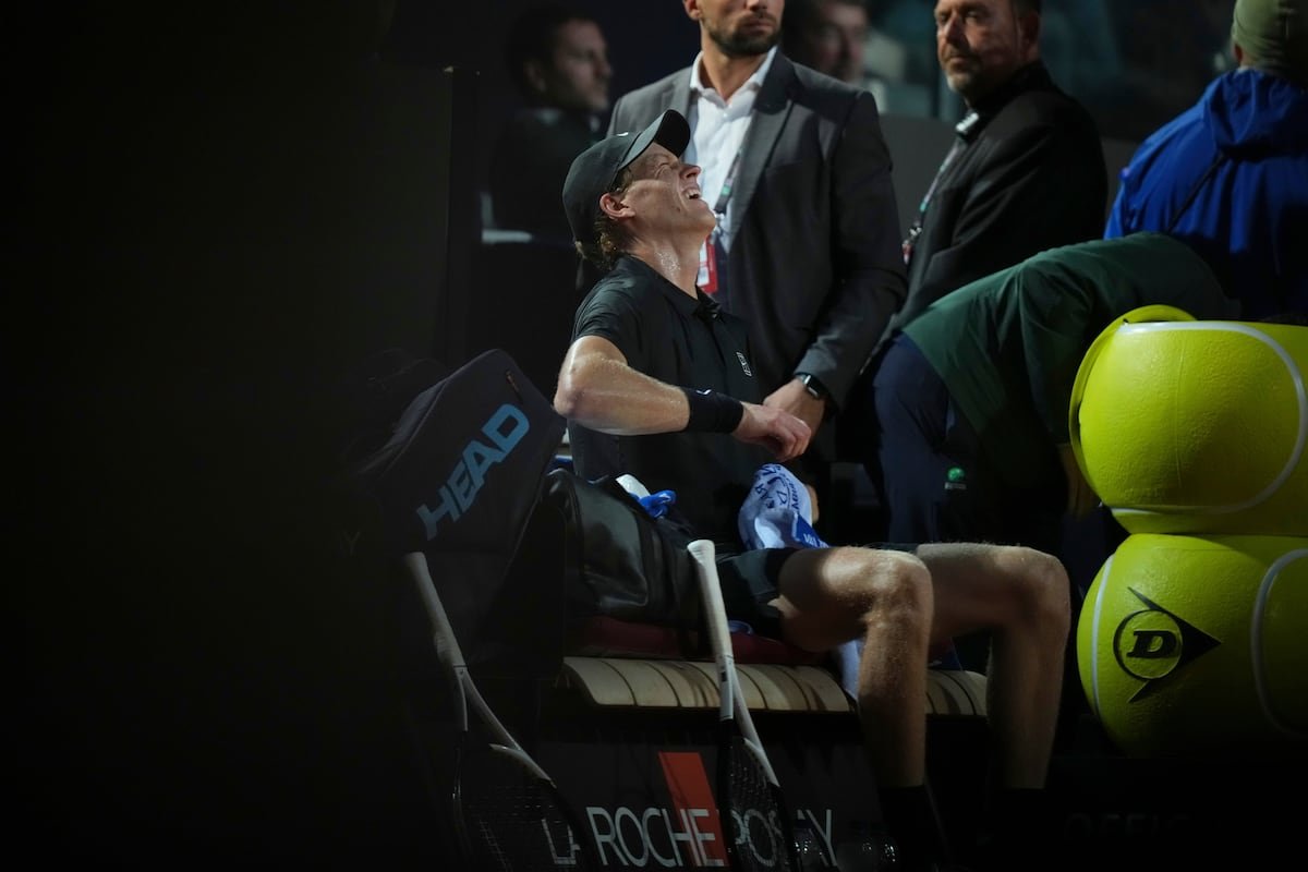 Masters de Roma 2026: Sinner y Medvedev, con un poco de todo: vómitos, calambres, alternativas, lluvia... y suspensión | Tenis | Deportes