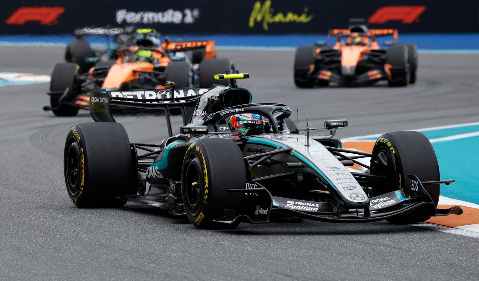 McLaren le aprieta las tuercas a Antonelli, que también gana en Miami