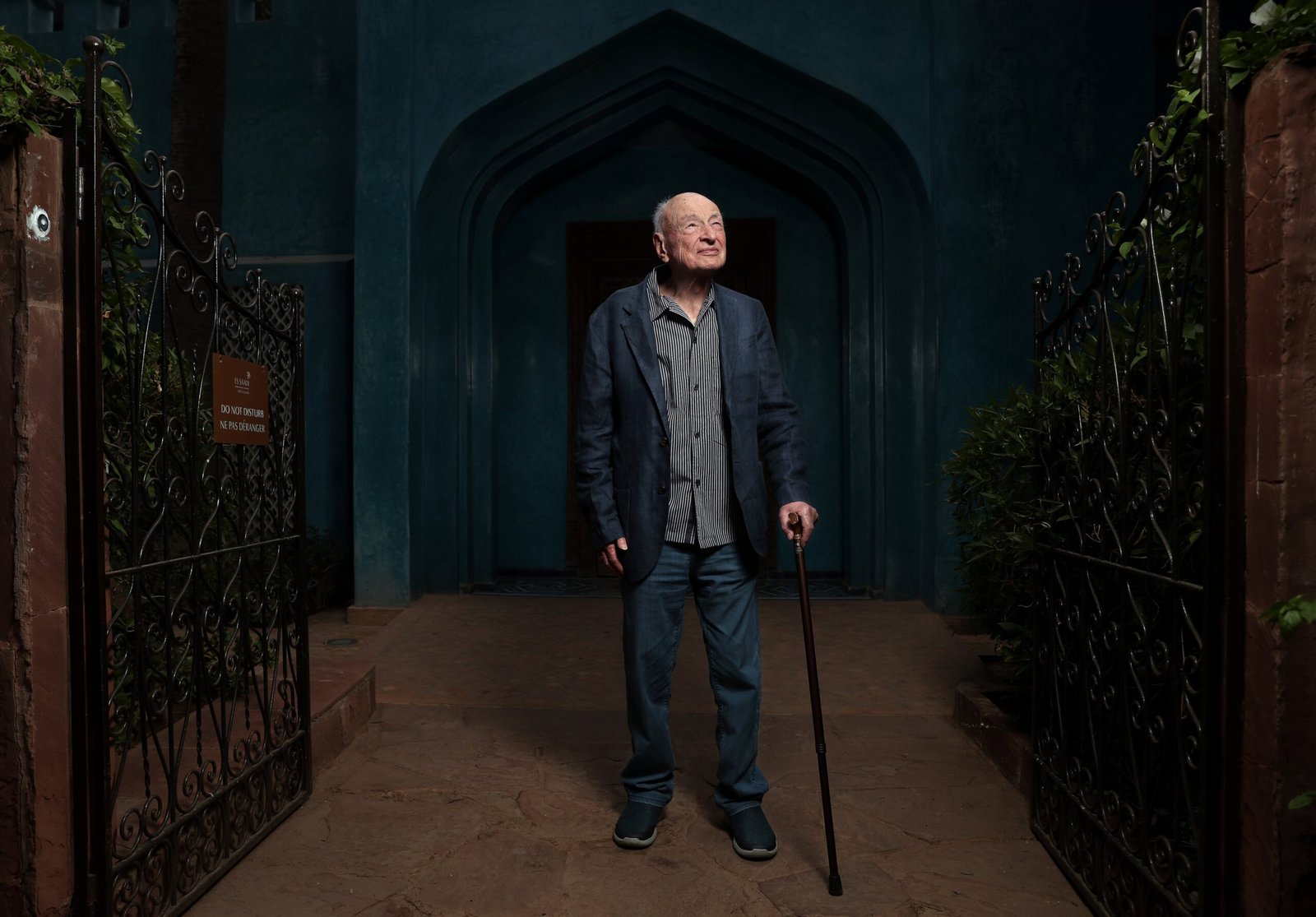 Edgar Morin, fotografiado en la ciudad de Marrakech (Marruecos),  el 18 de abril de 2023.