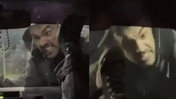 “Sos mía o de nadie”: detuvieron al hombre que se colgó del auto de su expareja en plena calle