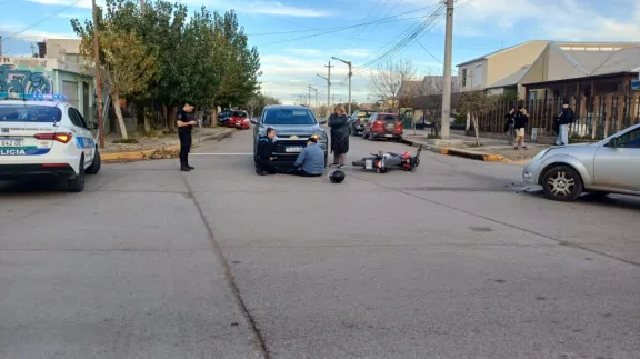 Trelew: Ciclista atropellado por un auto