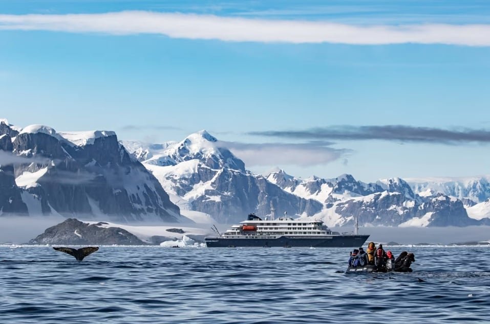El barco MV Hondius, en una imagen de la compañía