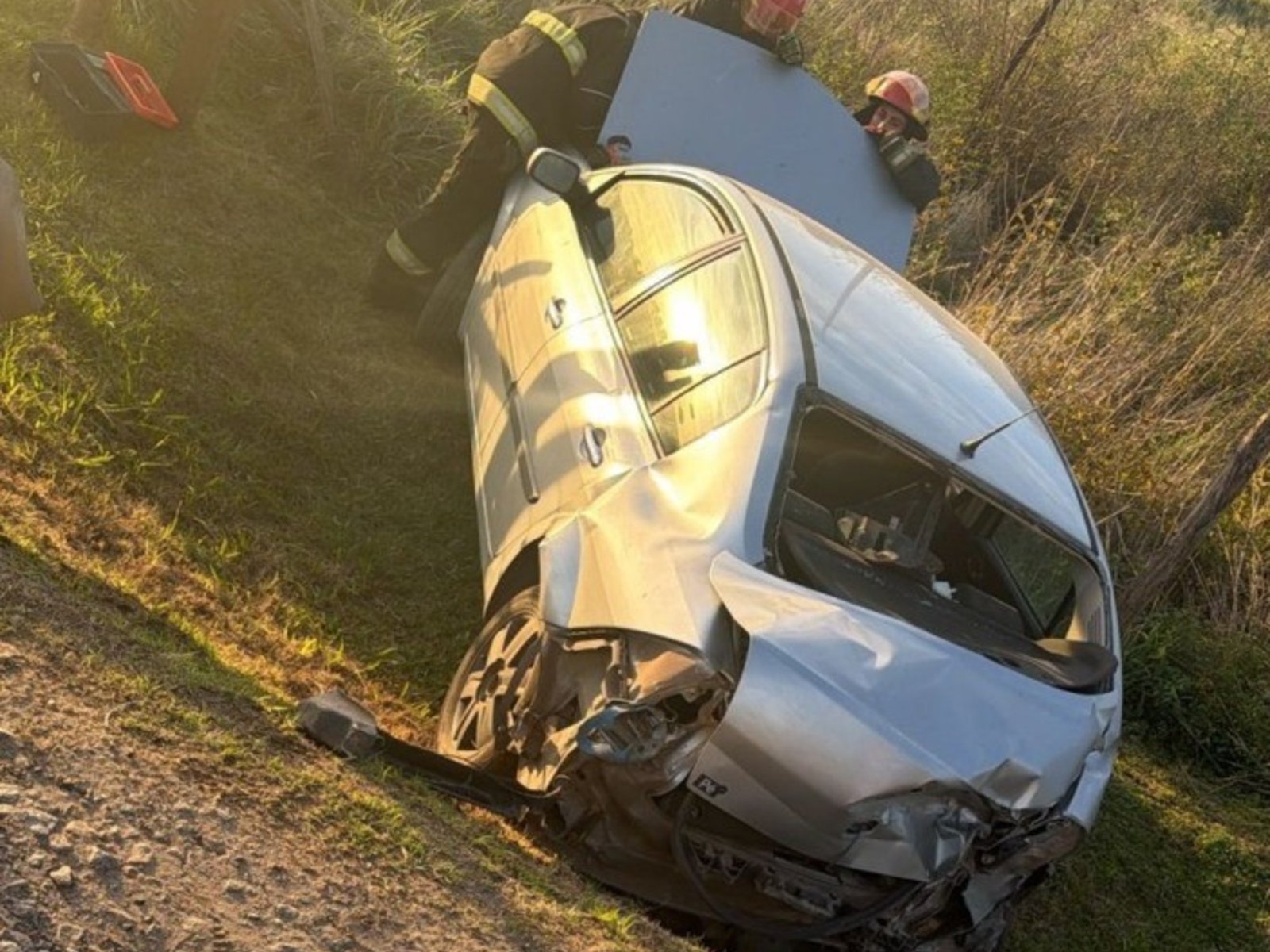fue en Castelli y hay un herido