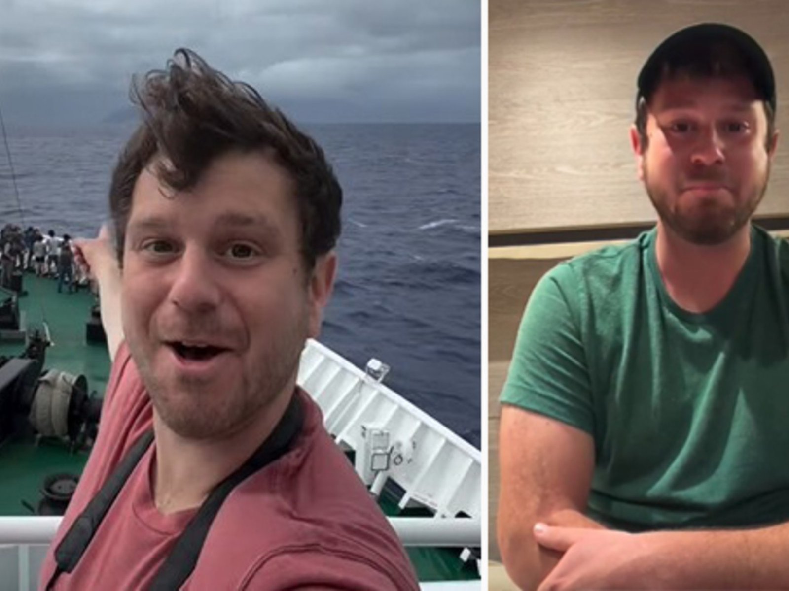 un influencer contó cómo vive a bordo del crucero donde se desató el brote de hantavirus