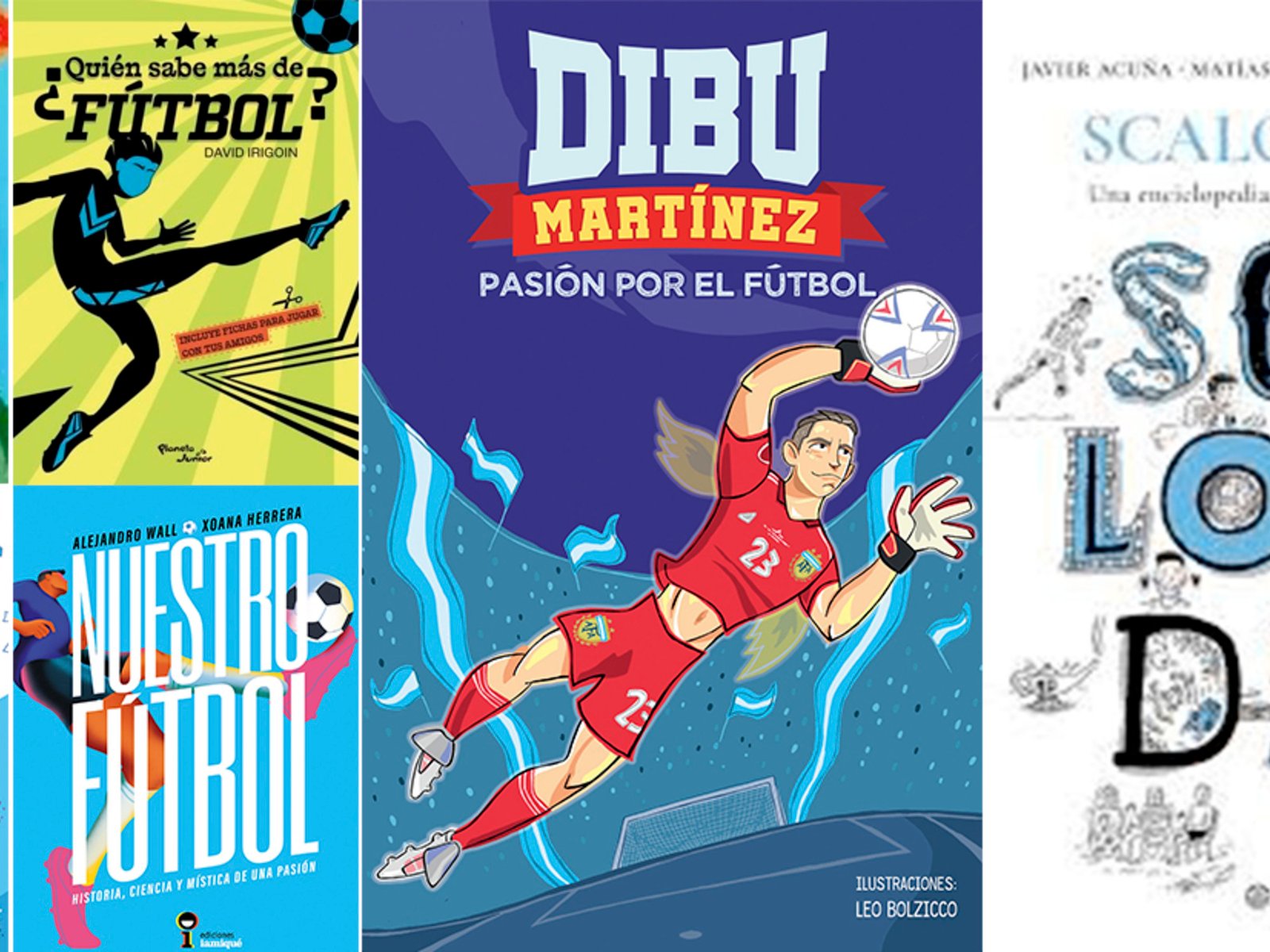 17 libros para chicos sobre el Mundial 2026