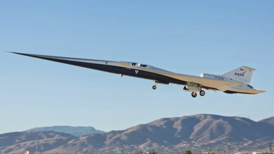 Avión supersónico X-59 de la NASA: qué es y cómo planea unir Londres y Nueva York en 3 horas en su primer vuelo de junio