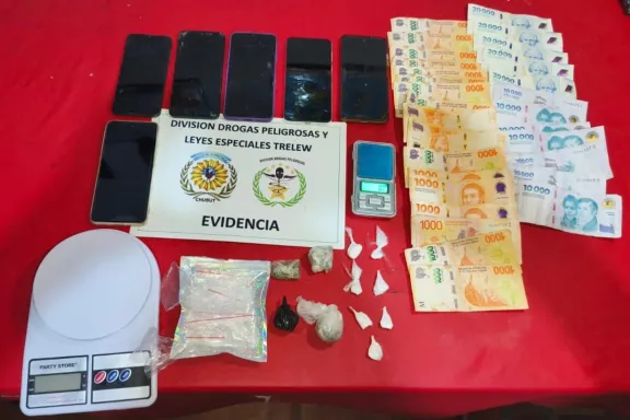 Desbarataron puntos de venta de droga en Trelew