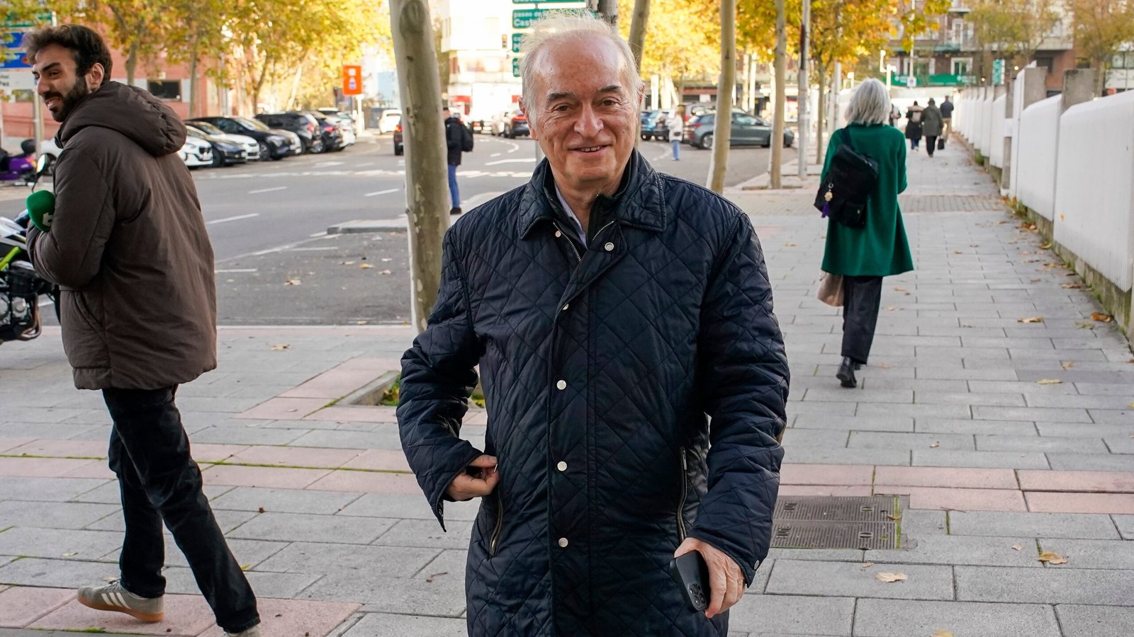 El juez Juan Carlos Peinado, cerca de los madrileños juzgados de Plaza de Castilla, en una imagen de archivo.