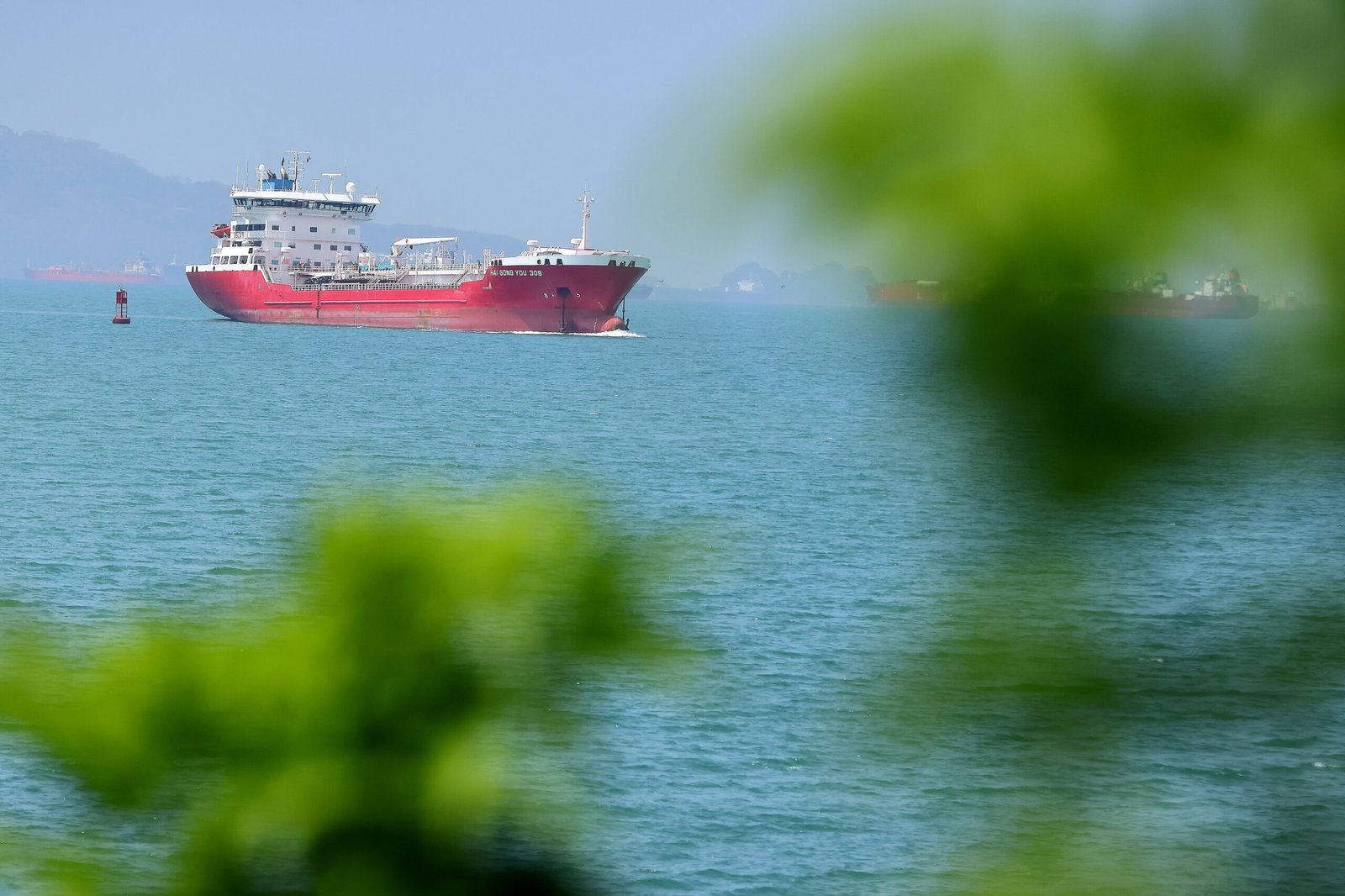 Vistas de la zona del Canal de Panamá, el 26 de mayo.
