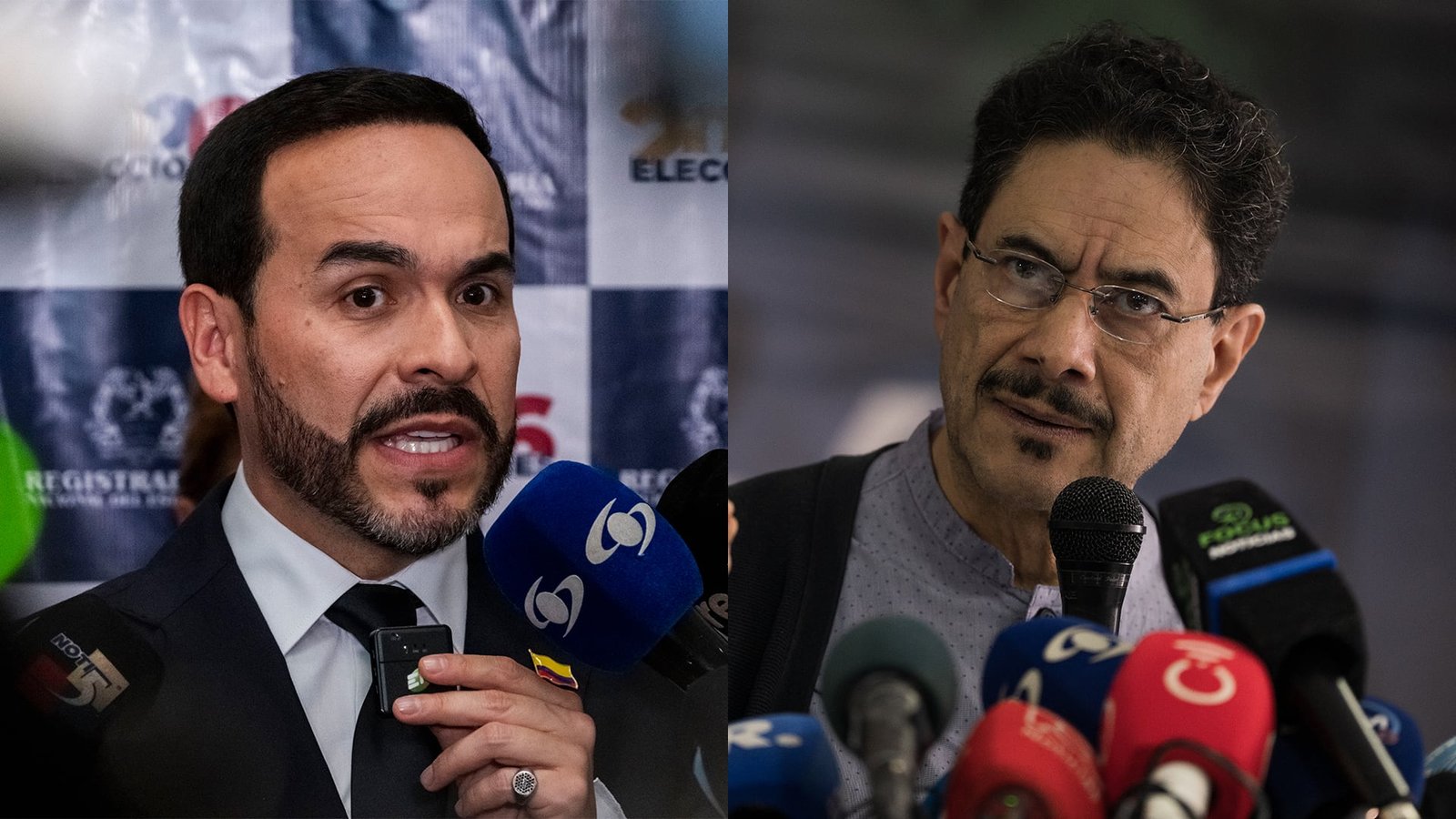 Abelardo de la Espriella e Iván Cepeda.