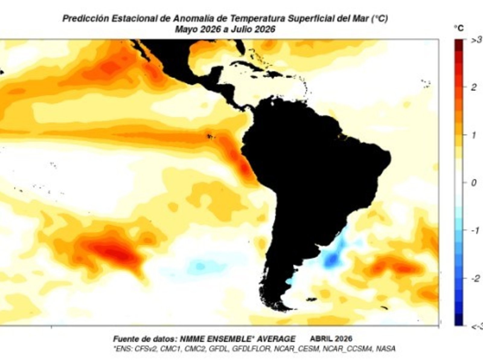 Llega “El Niño” y el primer impacto del fenómeno ya se nota en el nuevo pronóstico del clima para este invierno