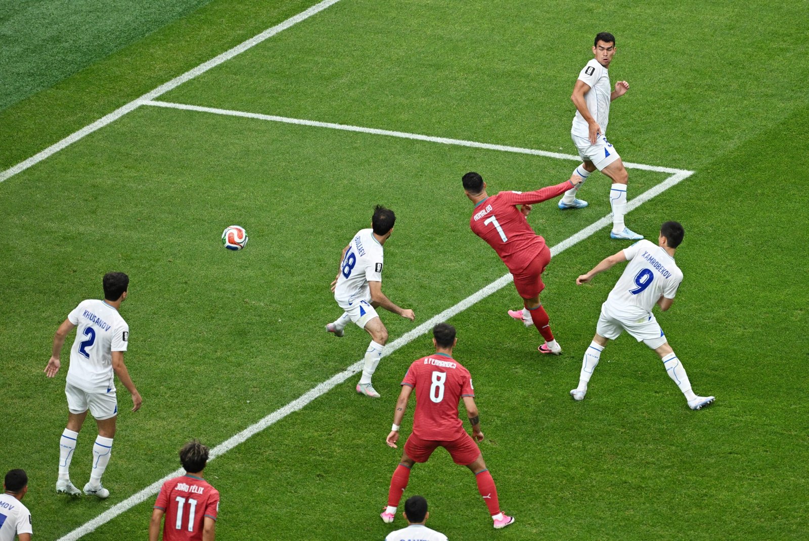 Portugal - Uzbekistán: Mundial 2026, en directo | Cristiano Ronaldo hace el primero y Nuno Mendes el segundo