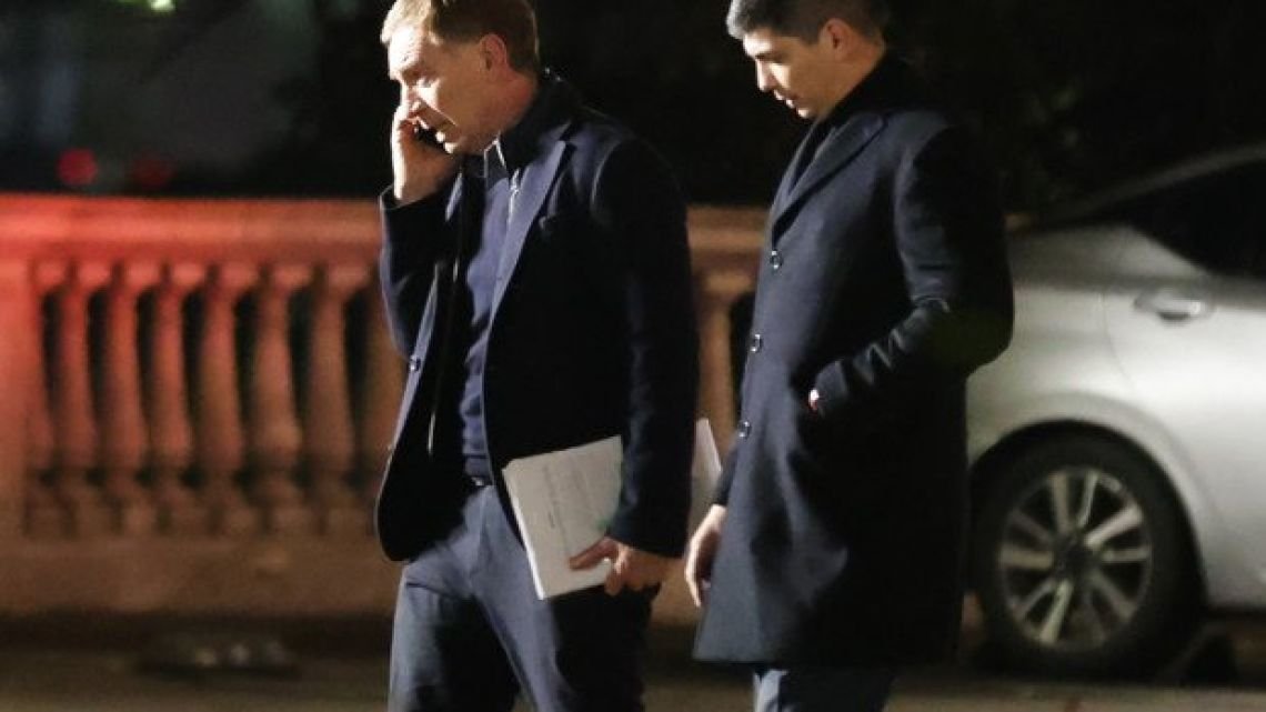 Sucesión: Diego Santilli llegó a la Quinta de Olivos para reunise con Javier Milei