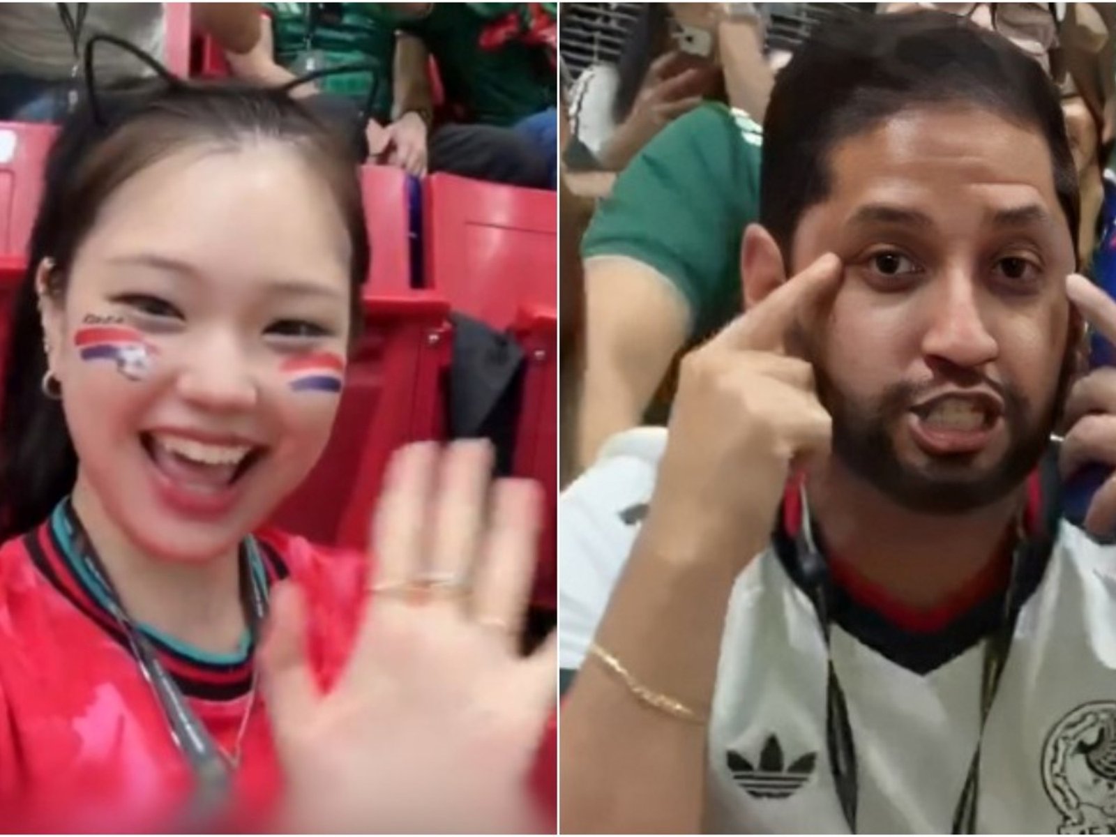 Una hincha surcoreana denunció burlas racistas en México y el autor salió a pedir disculpas