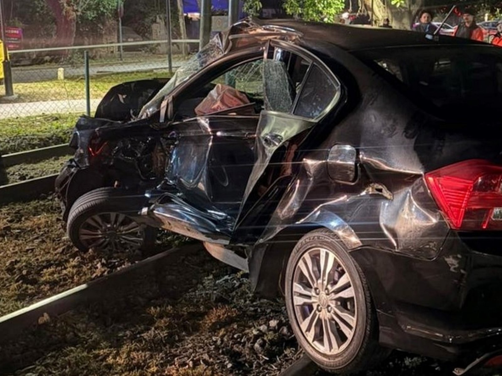 el video del choque, el historial de accidentes y el antecedente con el Honda City