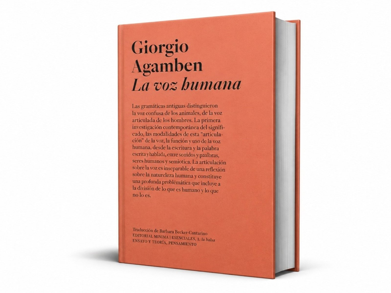 un ensayo de Giorgio Agamben para explorar el lenguaje y filosofía