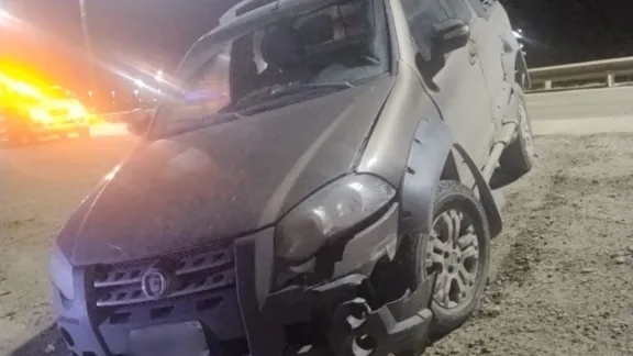 Choque matutino en Palazzo arrojó daños materiales y una multa por manejar sin carnet