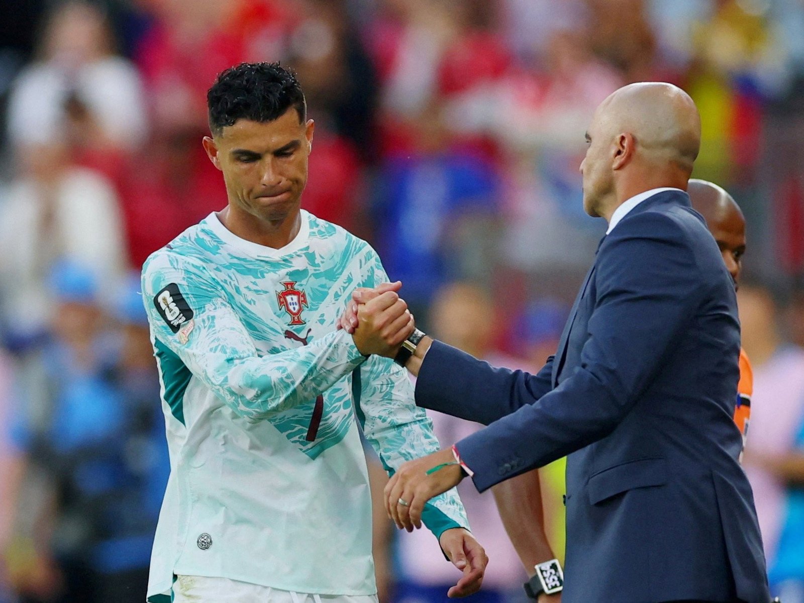 Cristiano Ronaldo es el jugador más viejo en convertir en un "mata-mata" en Mundiales