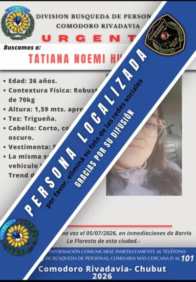 Encontraron a la vecinalista de La Floresta que estaba desaparecida