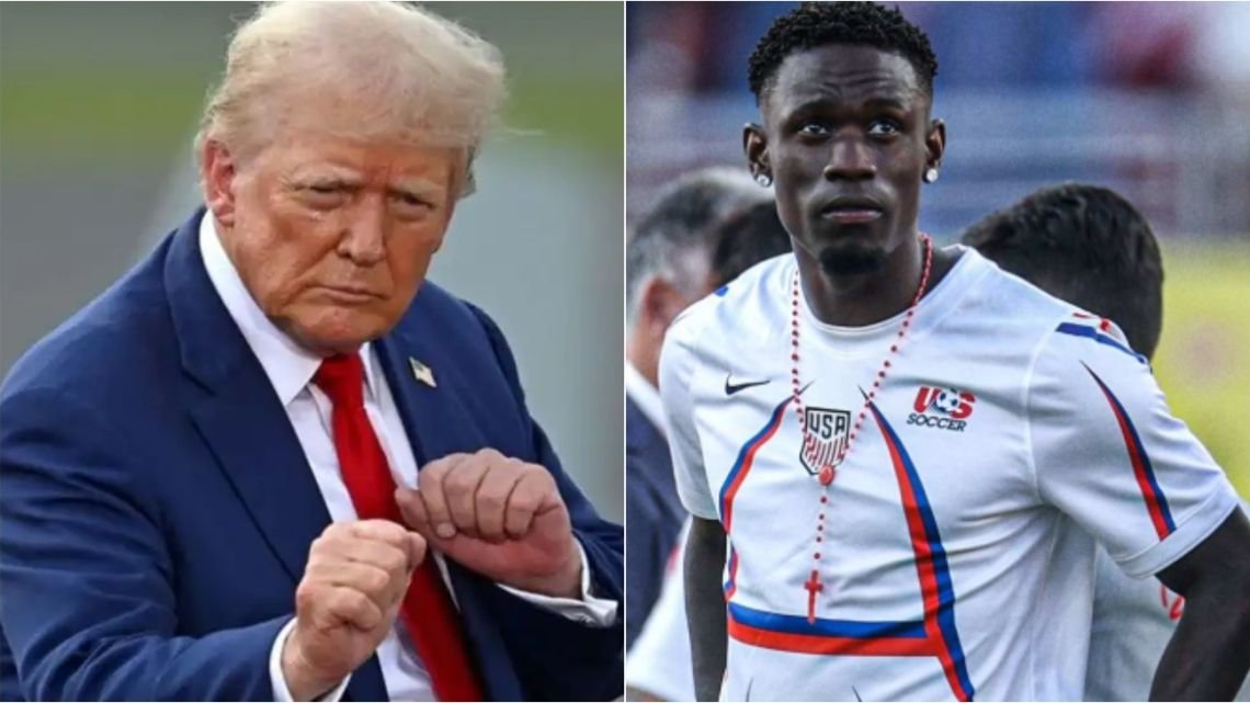 Escándalo: Trump presionó a la FIFA para levantar la sanción a Folarin Balogun en pleno Mundial