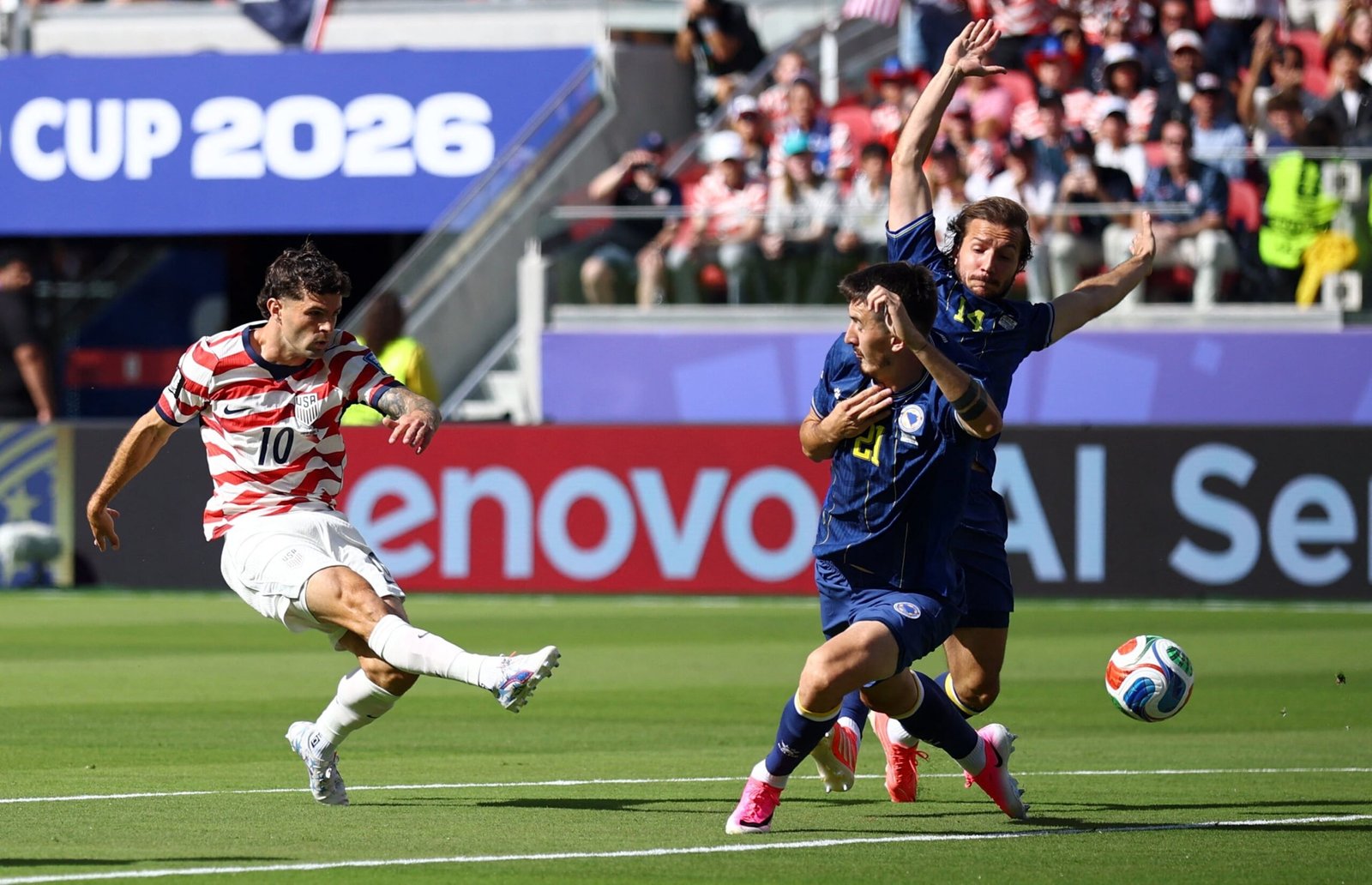 Estados Unidos - Bosnia y Herzegovina, en vivo | Balogun adelanta a Estados Unidos ante Bosnia