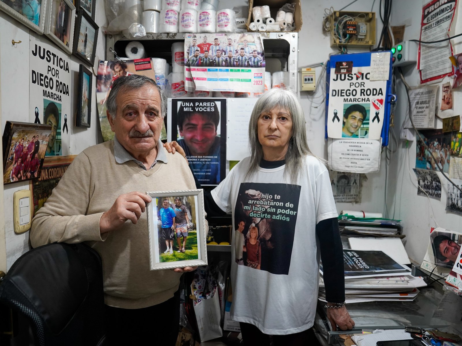 "Estoy en paz porque hice todo por él"