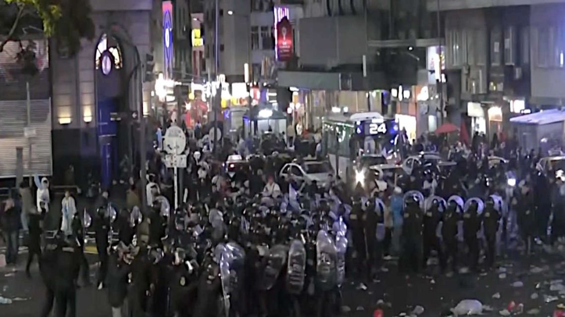 Festejos por la Selección terminaron con violencia en distintos puntos del país: detenidos, heridos y hasta un muerto
