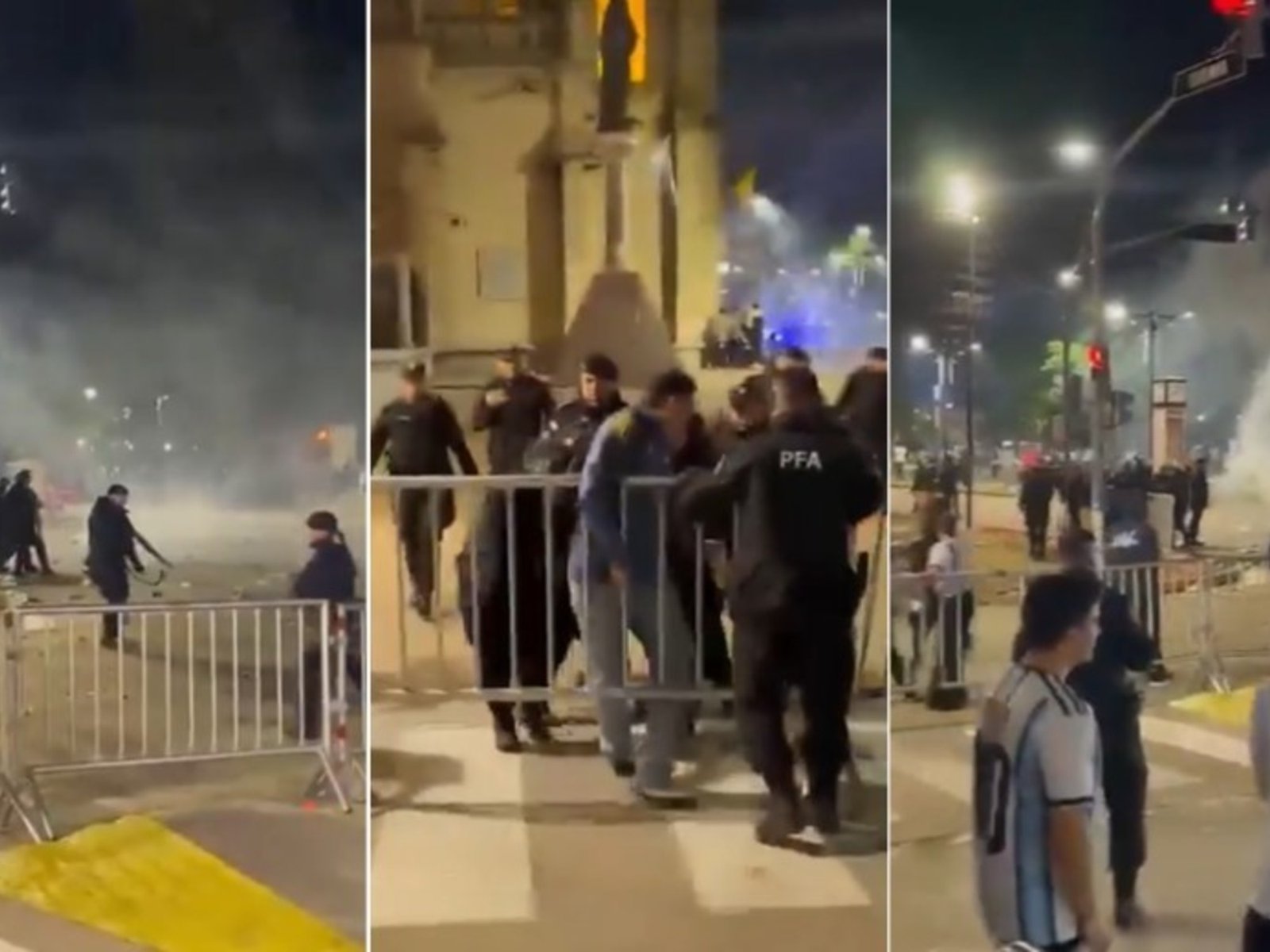 Golpeó a un policía durante los festejos tras la victoria ante Inglaterra y la Justicia tomó una decisión inédita para la final del Mundial