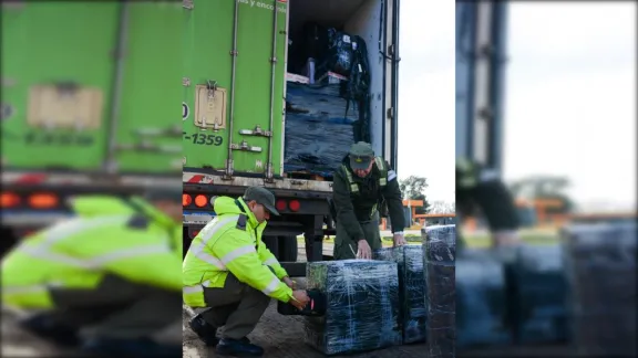 Interceptan un camión de encomiendas con miles de atados de cigarrillos y vapeadores ilegales