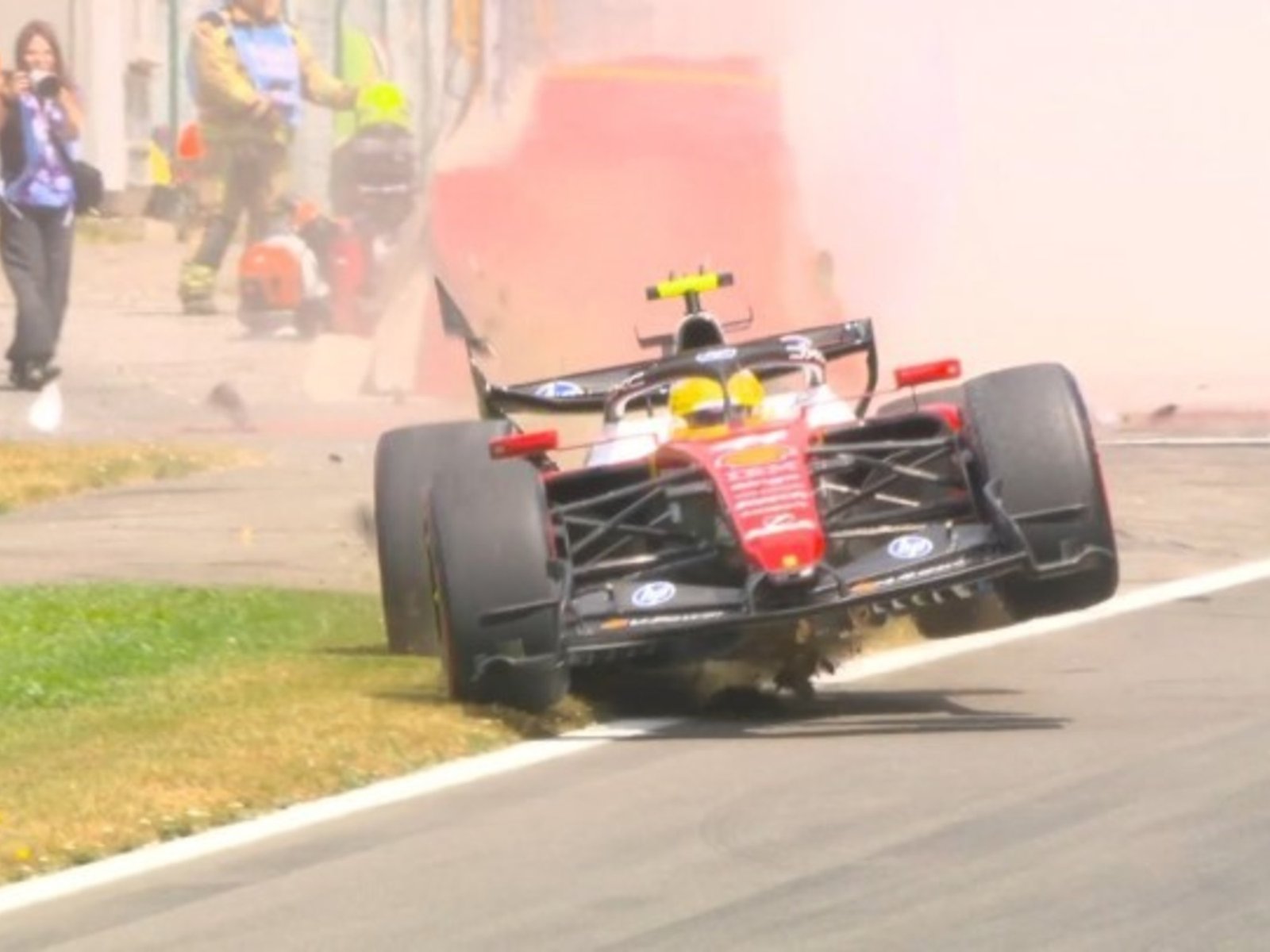 Lewis Hamilton y un choque calcado al de Pierre Gasly en Spa-Francorchamps: “Destrocé el auto”