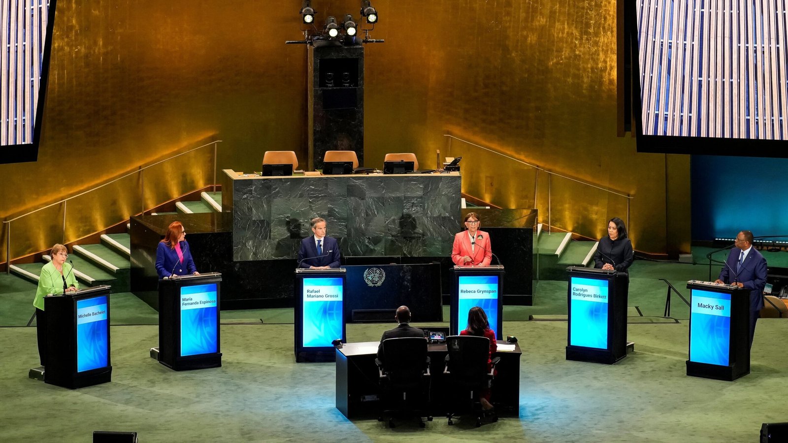Los seis candidatos a liderar la ONU protagonizan un debate de guante blanco sin un vencedor claro